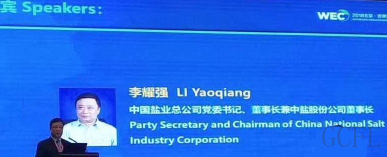 19李耀强 中国盐业总公司党委书记、董事长兼中盐股份有限公司董事长做主题演讲